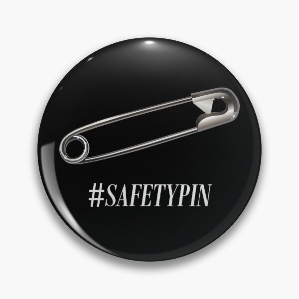 Item preview, I am Safe, Safetypin #safetypin Design designed and sold by trendyzcom.
