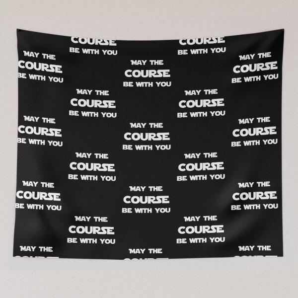Item preview, May the COURSE be with you designed and sold by Lets-Run.