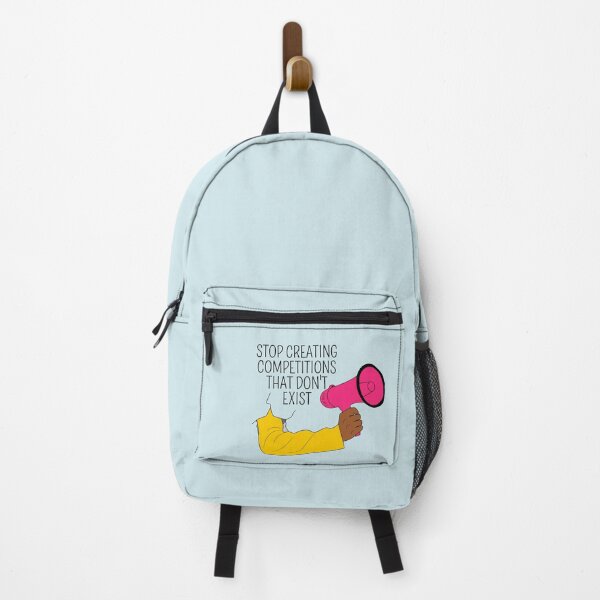 Item preview, Hand in Classic Jacket with Megaphone Feminist Quote  designed and sold by Miss Tea Positive.