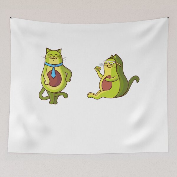 Item preview, avocado cat designed and sold by zanbo.