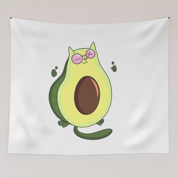Item preview, avocado cat designed and sold by zanbo.
