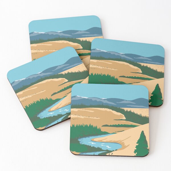 Item preview, Kobuk Valley National Park in Arctic region of northwestern Alaska United States WPA Poster Art Color designed and sold by retrovectors.