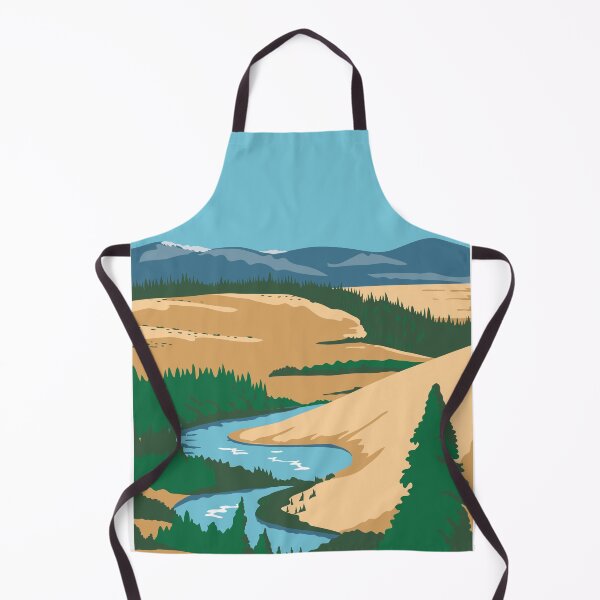 Item preview, Kobuk Valley National Park in Arctic region of northwestern Alaska United States WPA Poster Art Color designed and sold by retrovectors.