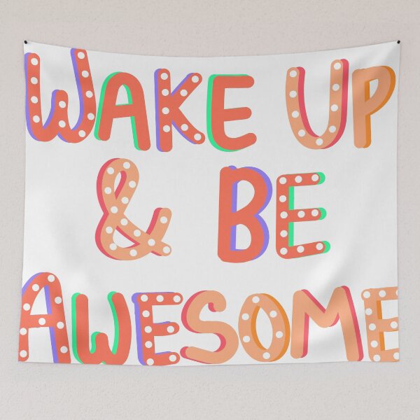 Item preview, Wake up and be awesome :) designed and sold by DBkaushal.