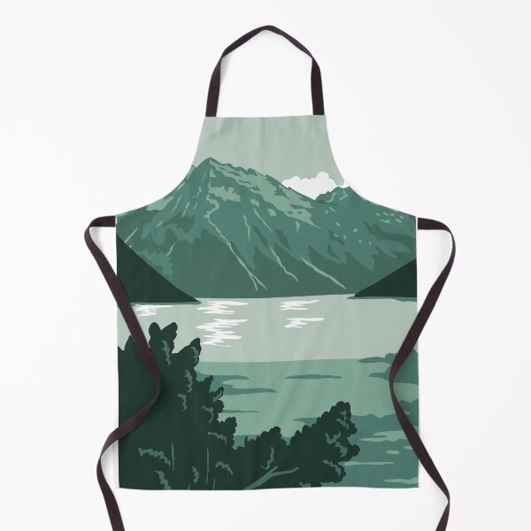 Item preview, Lake Clark National Park and Preserve in Anchorage Alaska United States WPA Poster Art Color designed and sold by retrovectors.