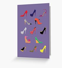Shoes Glorious Shoes Greeting Card