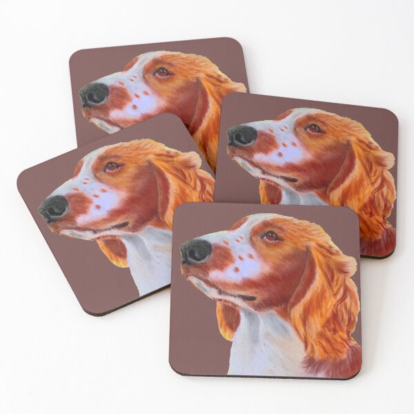 Item preview, Welsh Springer Spaniel Portrait  designed and sold by Karen Harding Art and Illustration .
