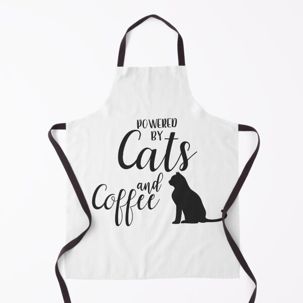 Item preview, Powered By Cats And Coffee Funny Cat And Coffee saying designed and sold by shivani21061993.