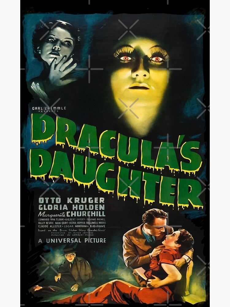 Draculas Daughter Poster By Nolajere Redbubble