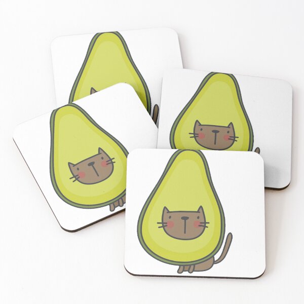 Item preview, avocado cat designed and sold by zanbo.