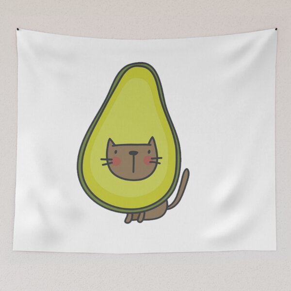 Item preview, avocado cat designed and sold by zanbo.