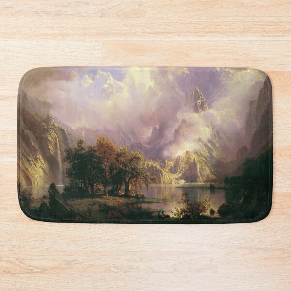 Item preview, Albert Bierstadt - Rocky Mountain Landscape (1870) designed and sold by HistoryRestored.