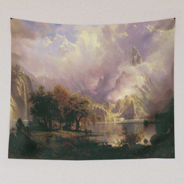 Item preview, Albert Bierstadt - Rocky Mountain Landscape (1870) designed and sold by HistoryRestored.