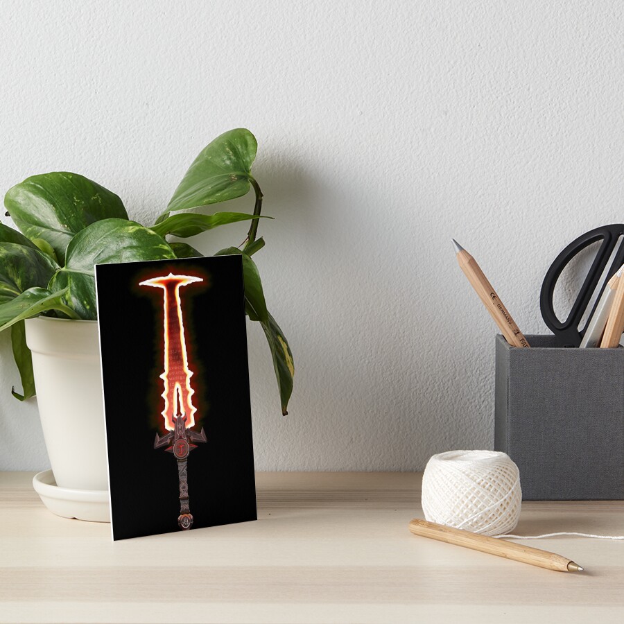 "Doom Slayer Crucible" Art Board Print by Flink99 | Redbubble