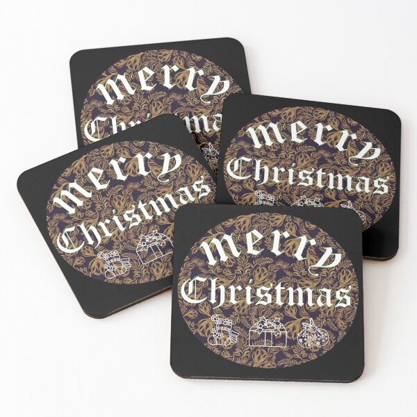Item preview, Merry Christmas Typography Design designed and sold by The Merch.