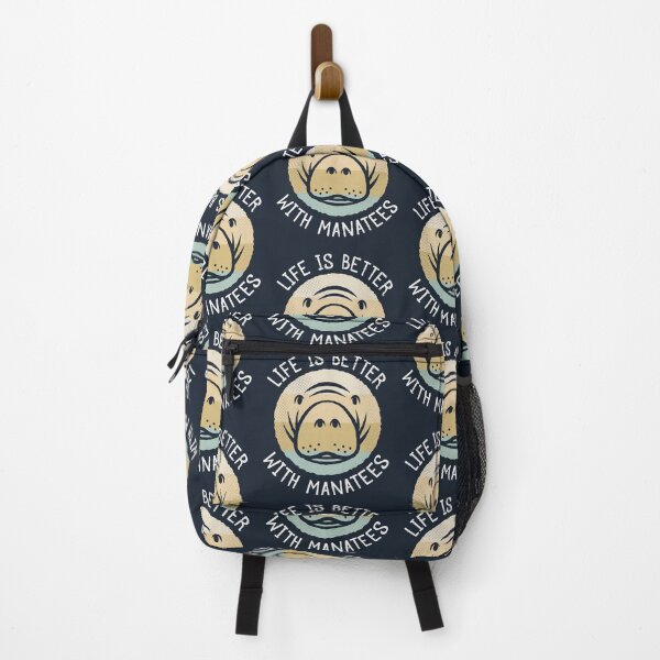 Item preview, Retro Manatee Face - Life Is Better With Manatees designed and sold by Bangtees.