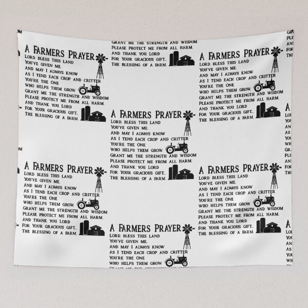 Item preview, A FARMERS PRAYER designed and sold by YpA0507.