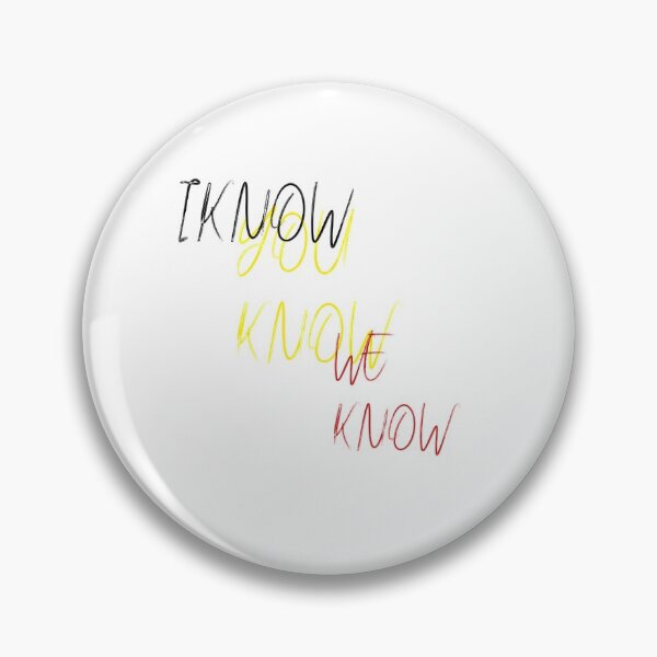 Item preview, I know, You know, We know designed and sold by Nurulizmi-29.