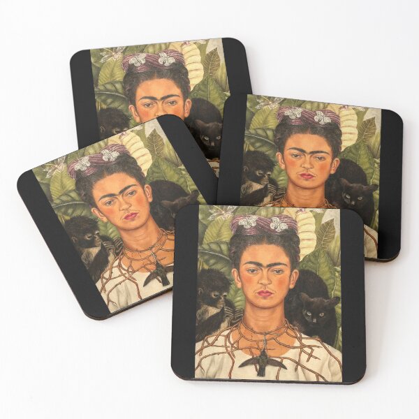 Item preview, cats Frida Kahlo painter art for fans designed and sold by DawnOpal82.