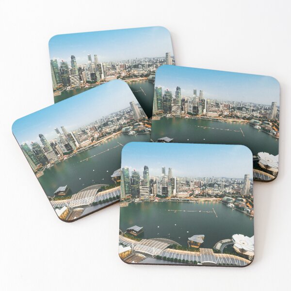 Item preview, singapore skyline at morning designed and sold by franckreporter.