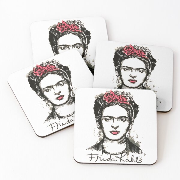 Item preview, head flower Frida Kahlo painter art for fans designed and sold by DawnOpal82.