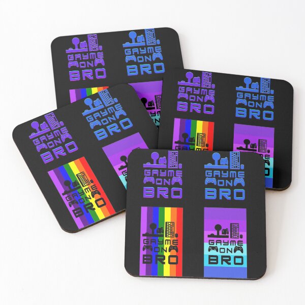 Item preview, Gayme on bro (sticker pack) designed and sold by devilmaycorp.