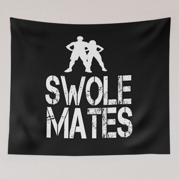 Item preview, Swole Mates Gift For Gym Bodybuilding Couple designed and sold by Kiwi-Tienda2017.