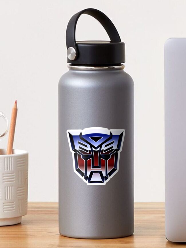 Personalized Transformers Water Bottle Gift Add Name