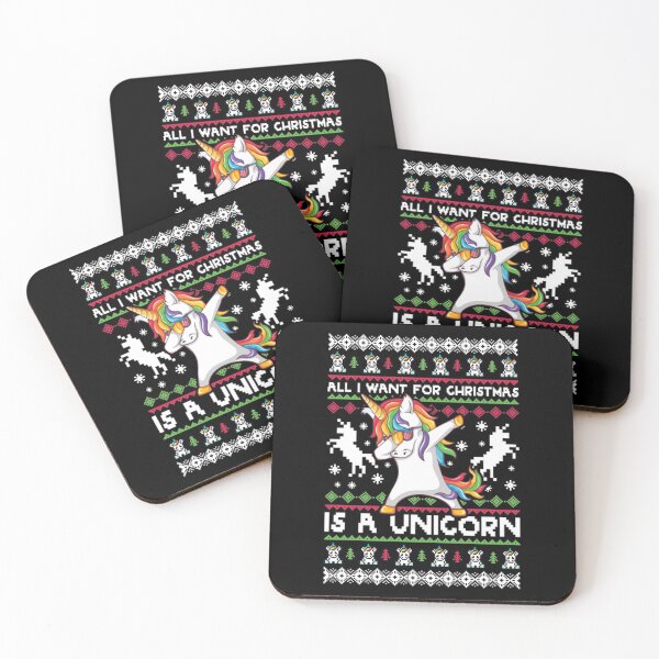 Item preview, Dubbing Christmas Unicorn Christmas Sweater designed and sold by DIGITALENT.