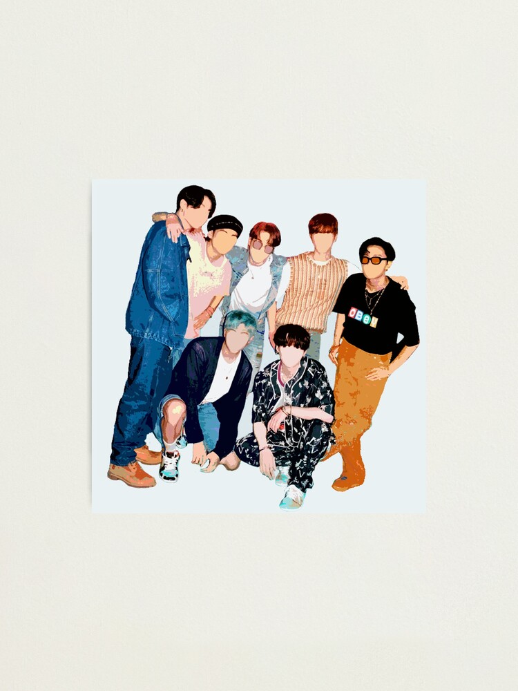 BTS Idol hot & Dynamite Art Print