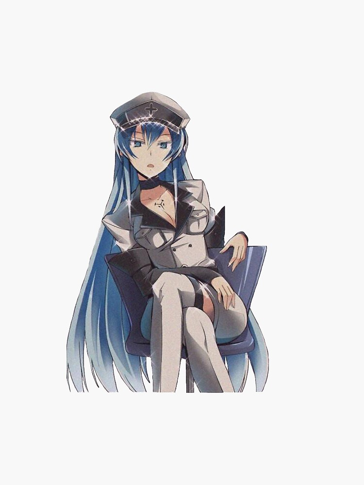 Esdeath Akame Ga Kill Sticker - Esdeath Akame Ga Kill - Discover