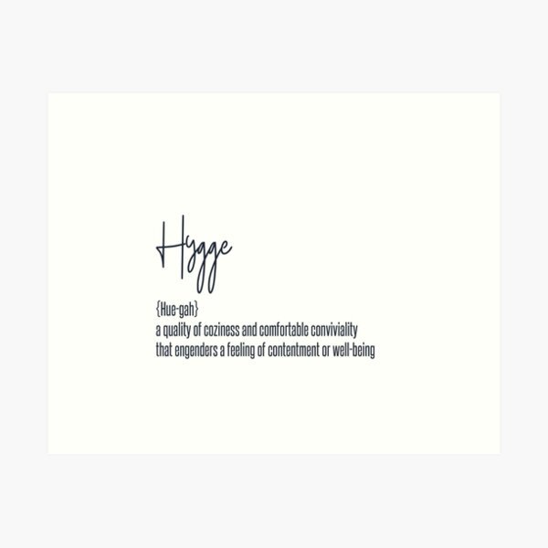 Item preview, Hygge Definition designed and sold by Angieochoa.