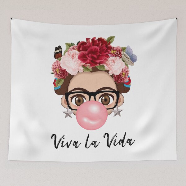 Item preview, VIva balloon Frida Kahlo painter art for fans designed and sold by DawnOpal82.