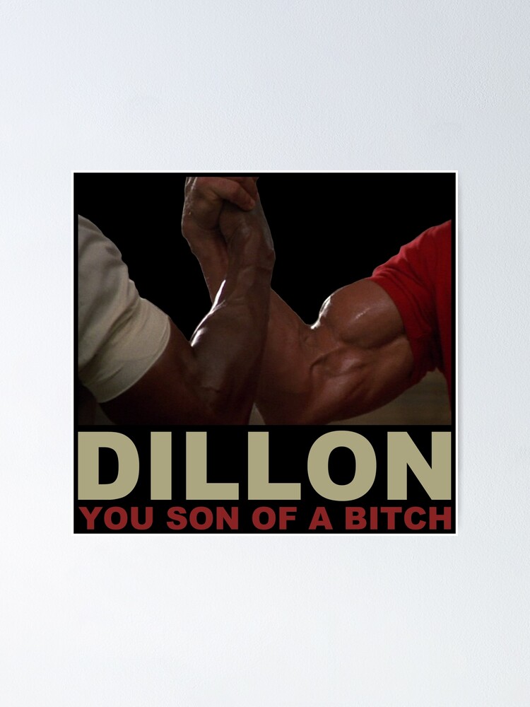  Dillon! You Son of A Bitch - Predator T-Shirt - Arnold  Schwarzenegger : Clothing, Shoes & Jewelry