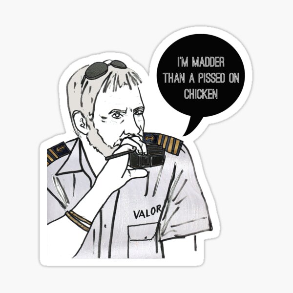 The Captain Sticker
