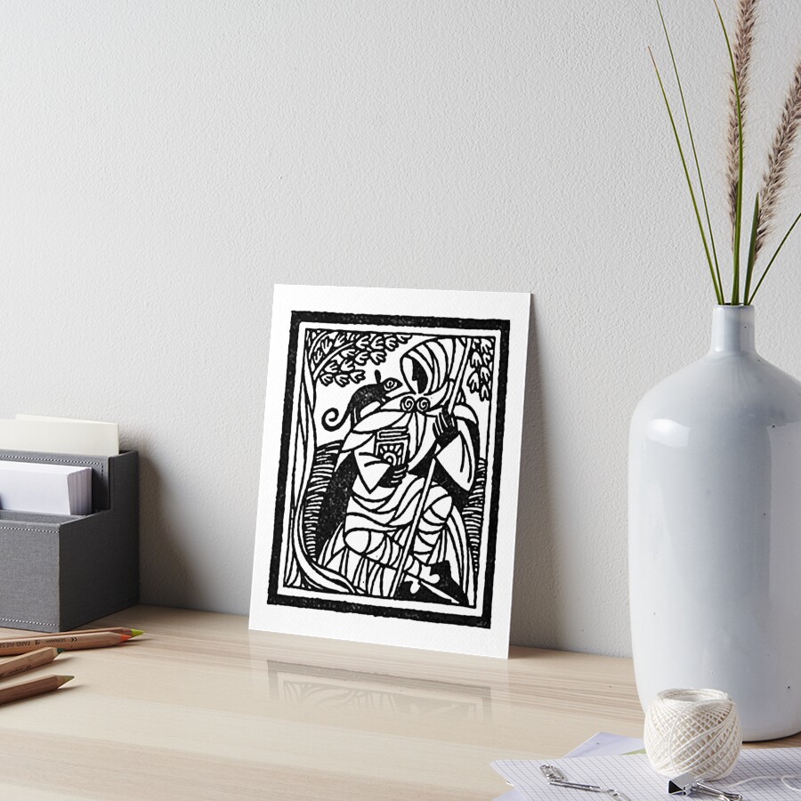 Item preview, Art Board Print designed and sold by ThePartyWorld.