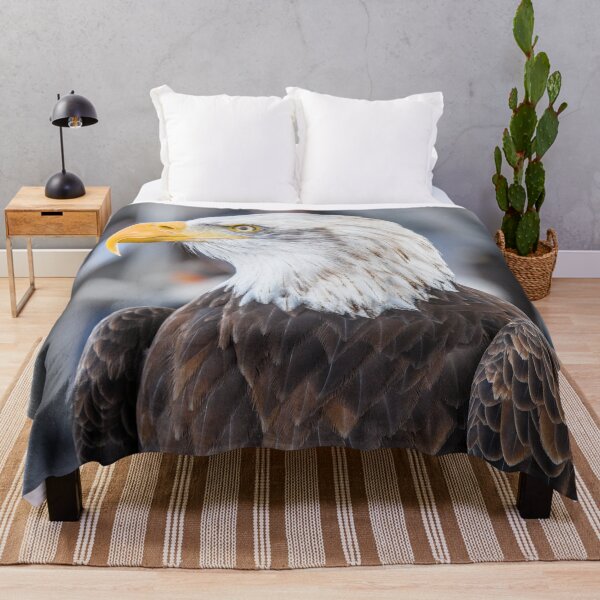 Item preview, Eagle focused shot of a majestic eagle on a winter day designed and sold by Carla Nay.