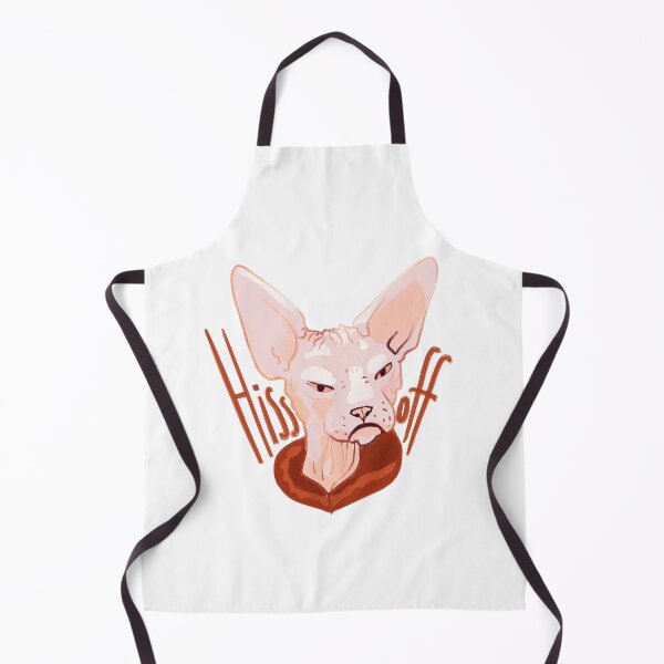 Item preview, Hiss Off Piss Off - Bad Cattitude - Hairless Sphynx Cat - Nude Kitty designed and sold by AnanasArt.