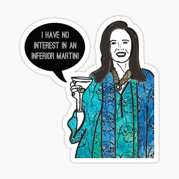 Inferior Martini Sticker