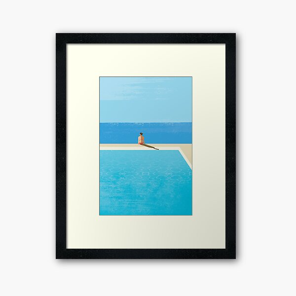 Item preview, Girl Poolside relax designed and sold by SurfolioPrints.