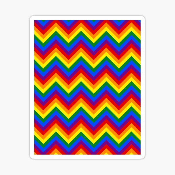 Full Print Pride Flag Lgbtqa Sticker For Sale By Msmelaniedesign Redbubble