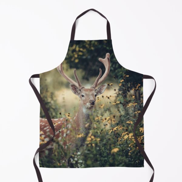 Item preview, whitetail deer standing autumn wood designed and sold by Carla Nay.