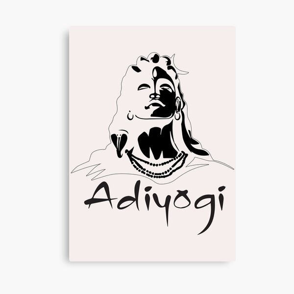 Adiyogi Drawing : Check out inspiring examples of adiyogi artwork on