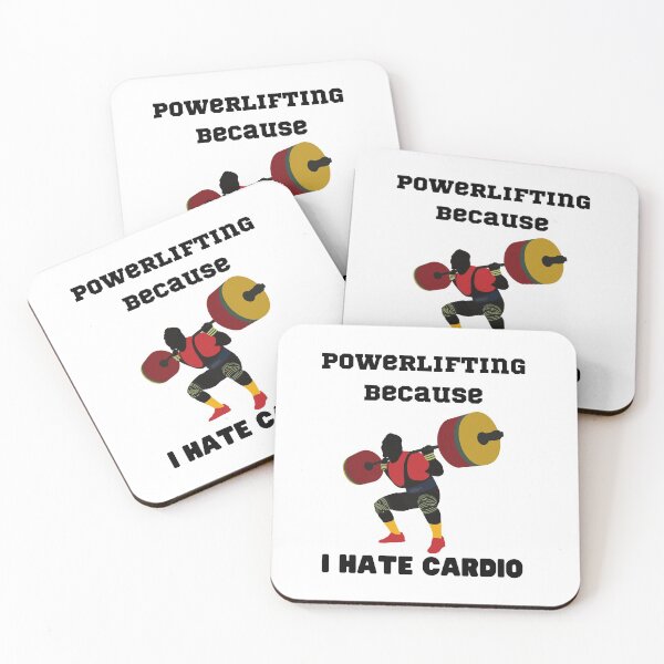 Item preview, Deadlift because I hate Cardio,Funny,Powerlifting Because I Hate Cardio And Eat Like A Fat Kid designed and sold by piskwi.
