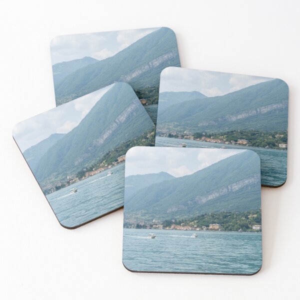 Item preview, Powerboating Across Lake Como - A Little Two Boat Race at Tremezzo Village designed and sold by Georgia Mizuleva.