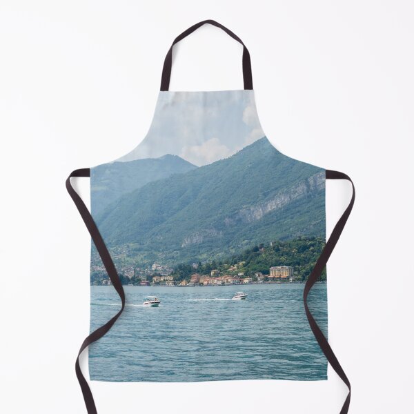 Item preview, Powerboating Across Lake Como - A Little Two Boat Race at Tremezzo Village designed and sold by Georgia Mizuleva.