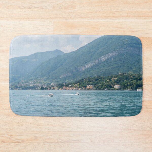 Item preview, Powerboating Across Lake Como - A Little Two Boat Race at Tremezzo Village designed and sold by Georgia Mizuleva.