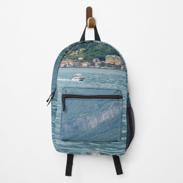 Item preview, Powerboating Across Lake Como - A Little Two Boat Race at Tremezzo Village designed and sold by Georgia Mizuleva.
