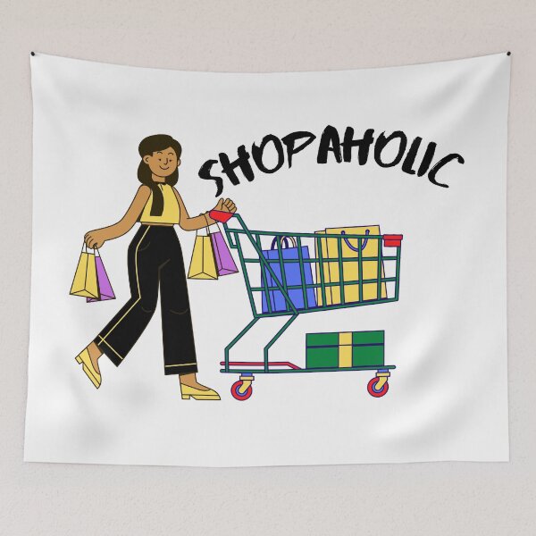 Item preview, Shopaholic designed and sold by afrapaints.