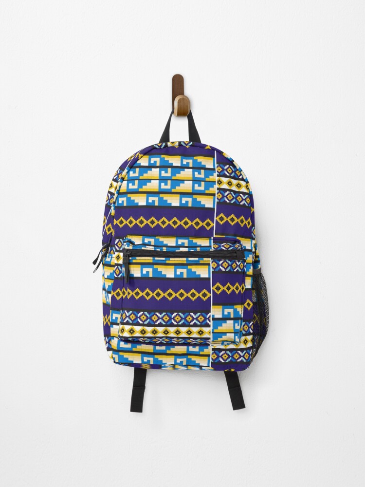 Thumbnail 1 of 3, Backpack, Geometric Line Pattern designed and sold by TeesKeeper.